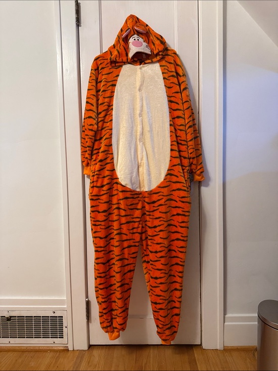 Other - Orange Tiger Onesie with Hood